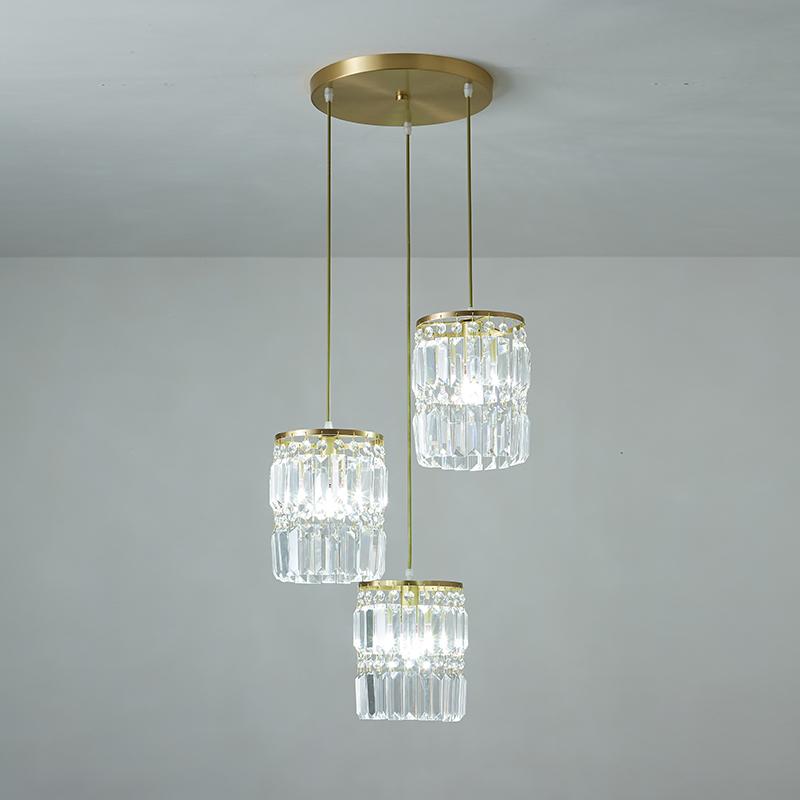 LumoViva | 3-Licht Klarglas-Pendelleuchte Ceiling lights