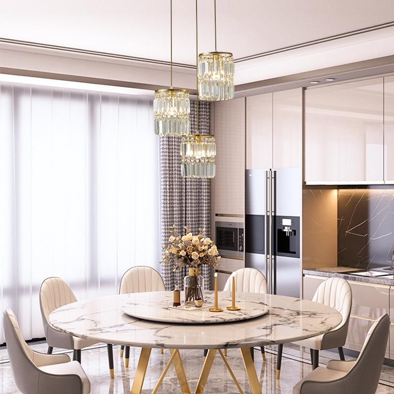 LumoViva | 3-Licht Klarglas-Pendelleuchte Ceiling lights