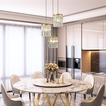 LumoViva | 3-Licht Klarglas-Pendelleuchte Ceiling lights