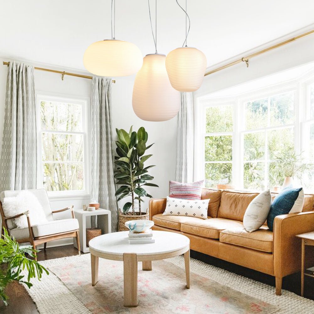 Lunara | Glas-Pendelleuchte Ceiling lights