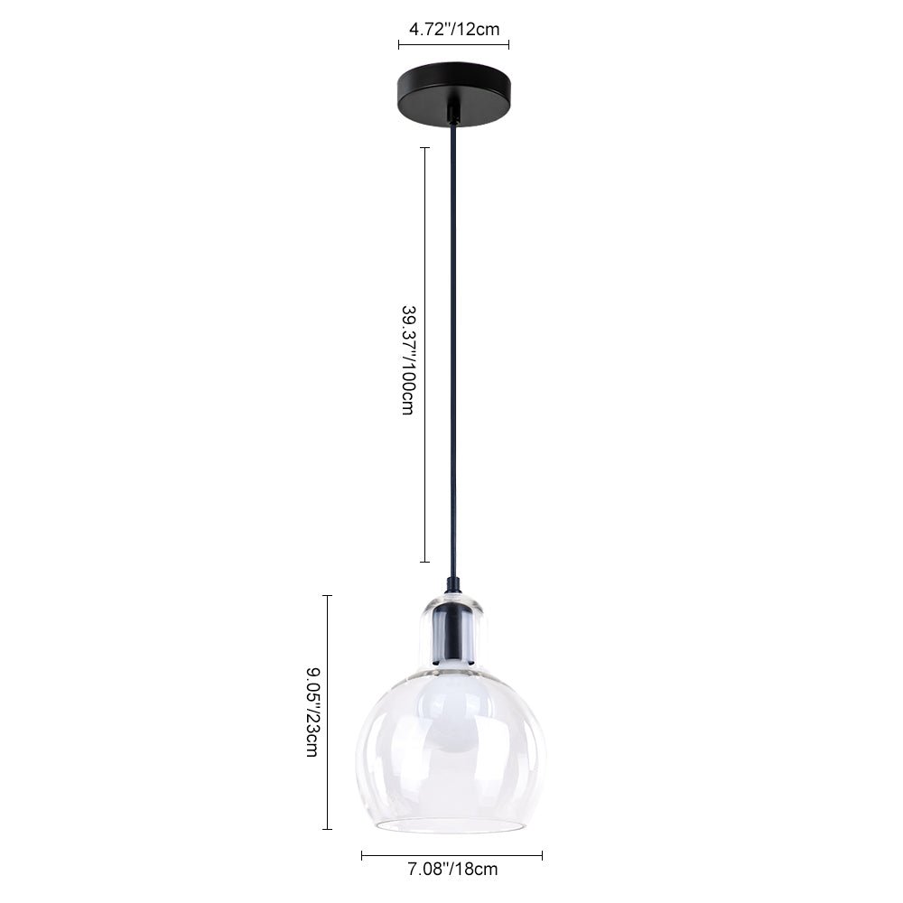 Lunara | Pendelleuchte aus Blasenglas Ceiling lights