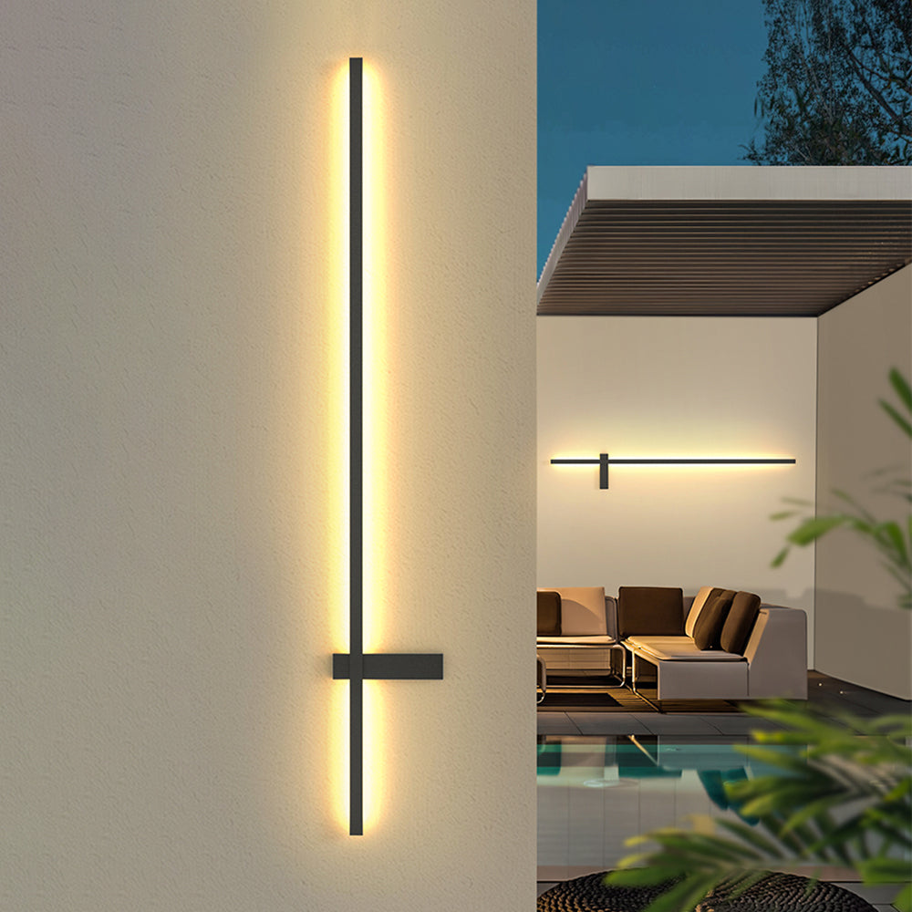 Lunara | Außenwandleuchte – Edelstahl, Wetterfest, Minimalistisches Design 2