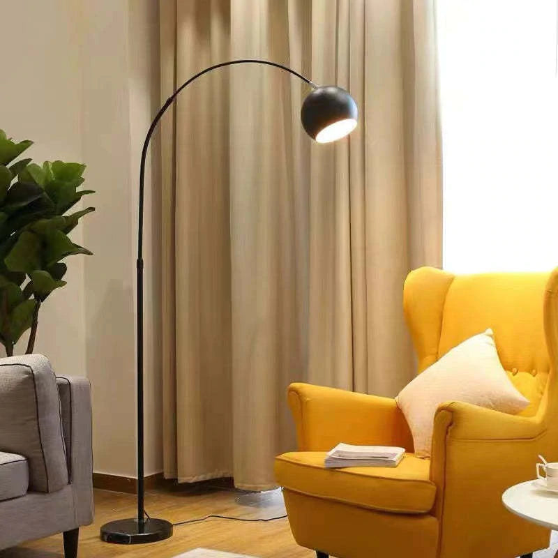Lunara | Stehlampe Schwarz – Modernes Design für Wohnzimmer mit LED-Beleuchtung 7