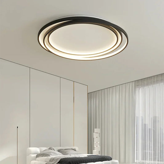 Lunaris | LED-Deckenleuchte – Minimalistisches Design in Schwarz für Wohnzimmer und Flur 0