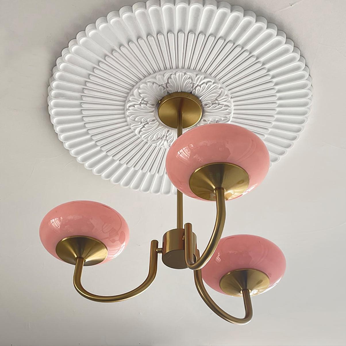 Zuckerstrahlen | Moderner Kronleuchter im Marshmallow-Design – Elegantes Glas, sanftes Licht & stilvolle Akzente für Wohn- und Esszimmer