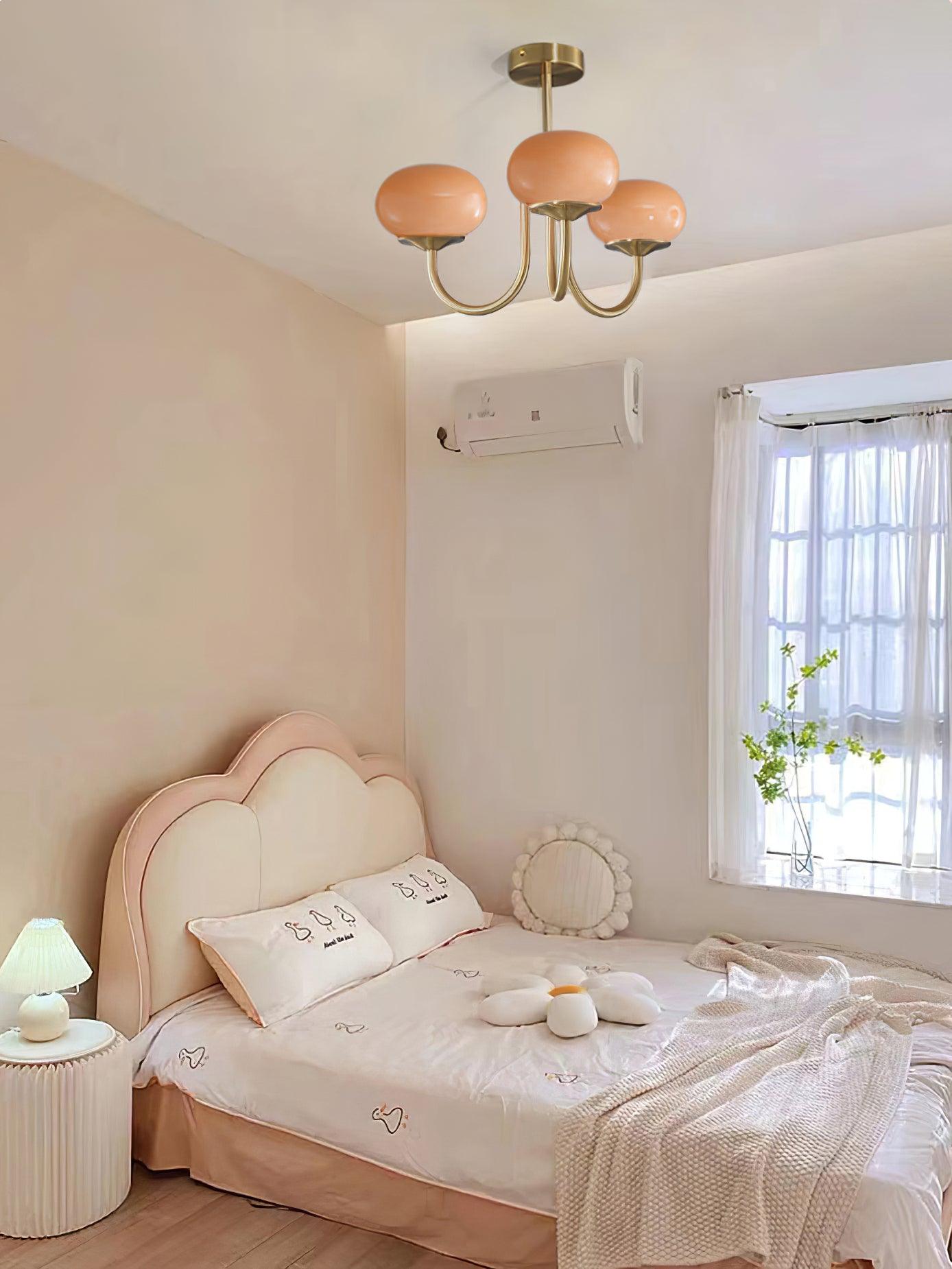 Zuckerstrahlen | Moderner Kronleuchter im Marshmallow-Design – Elegantes Glas, sanftes Licht & stilvolle Akzente für Wohn- und Esszimmer