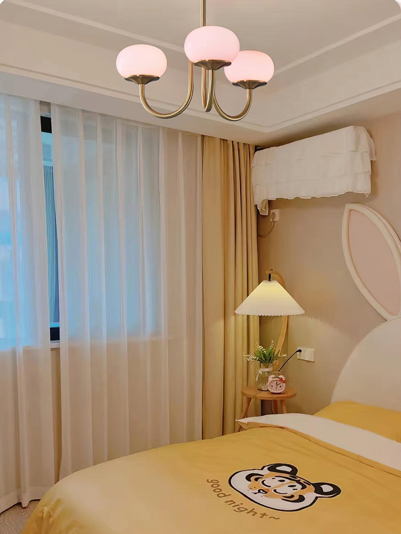 Zuckerstrahlen | Moderner Kronleuchter im Marshmallow-Design – Elegantes Glas, sanftes Licht & stilvolle Akzente für Wohn- und Esszimmer