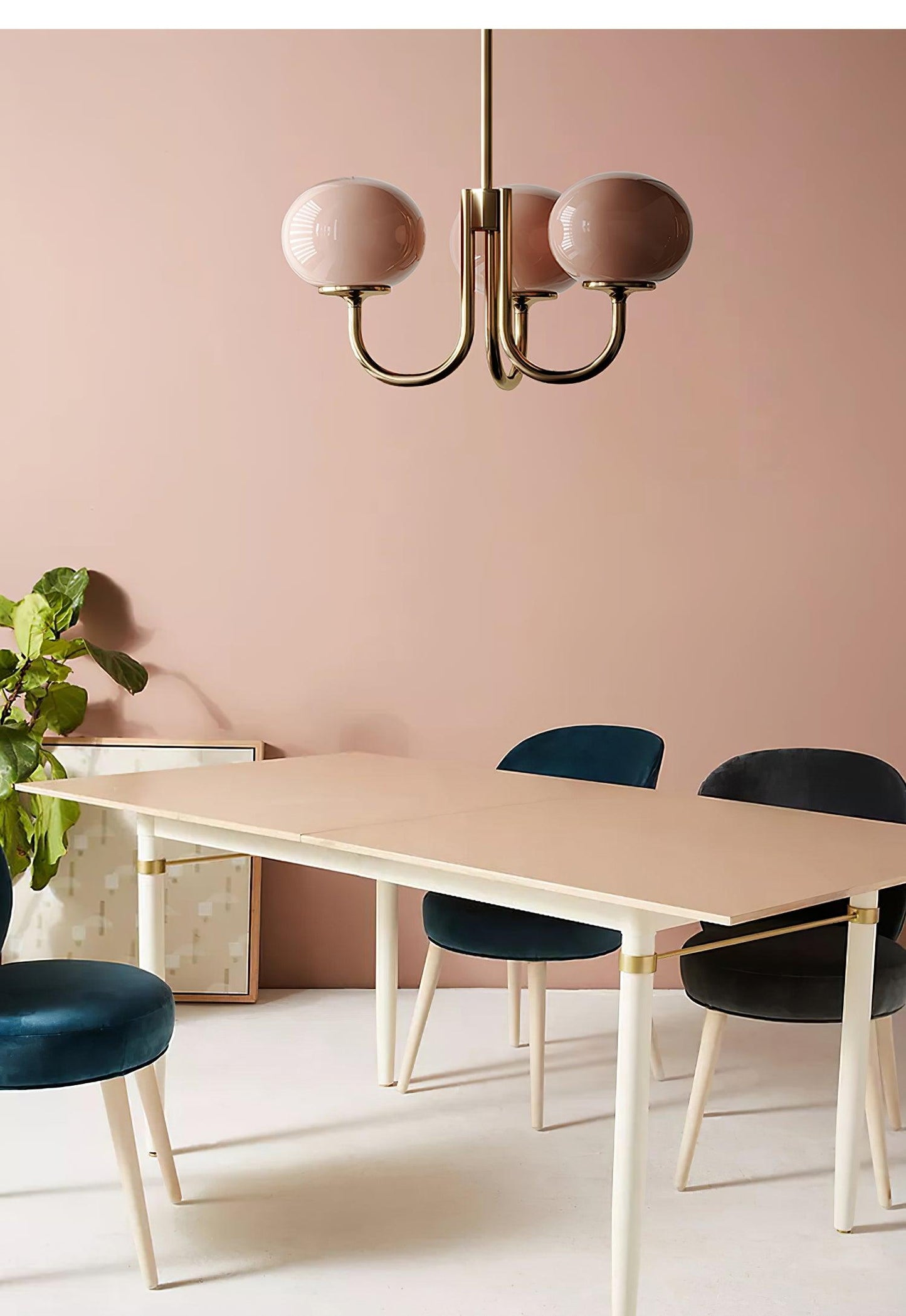 Zuckerstrahlen | Moderner Kronleuchter im Marshmallow-Design – Elegantes Glas, sanftes Licht & stilvolle Akzente für Wohn- und Esszimmer