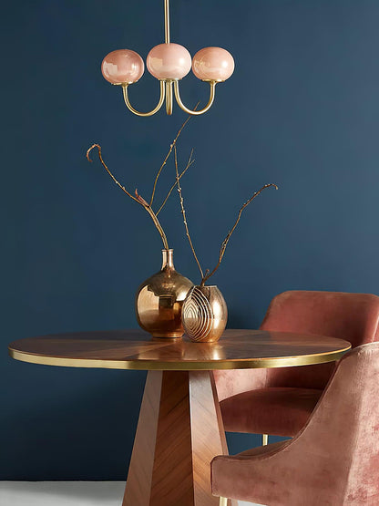 Zuckerstrahlen | Moderner Kronleuchter im Marshmallow-Design – Elegantes Glas, sanftes Licht & stilvolle Akzente für Wohn- und Esszimmer