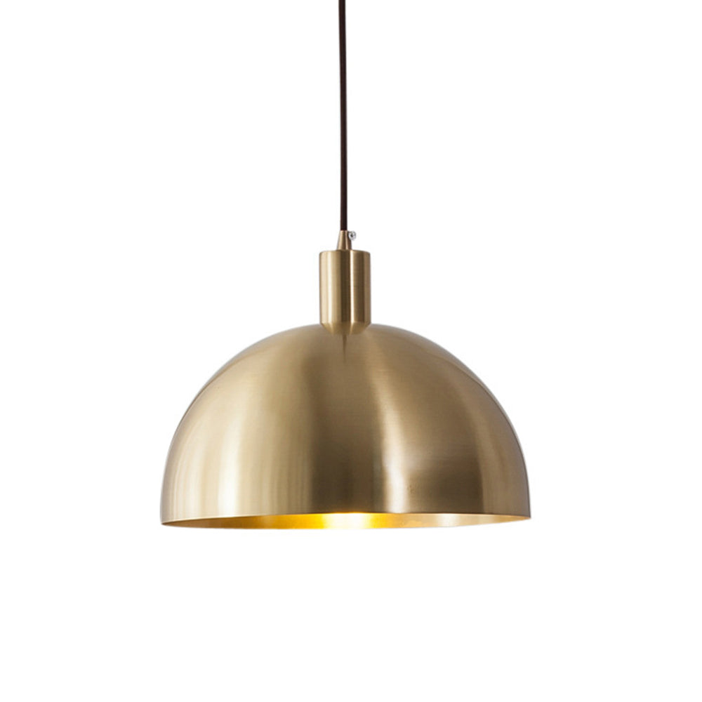 Mid-Century Moderne Messing Kuppel Hängeleuchte Ceiling lights