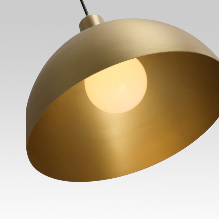 Mid-Century Moderne Messing Kuppel Hängeleuchte Ceiling lights