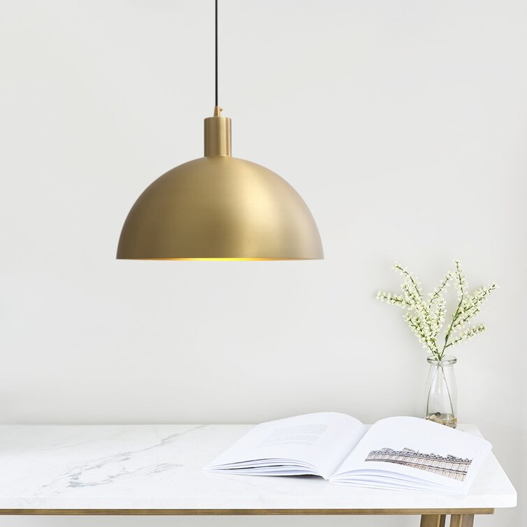 Mid-Century Moderne Messing Kuppel Hängeleuchte Ceiling lights