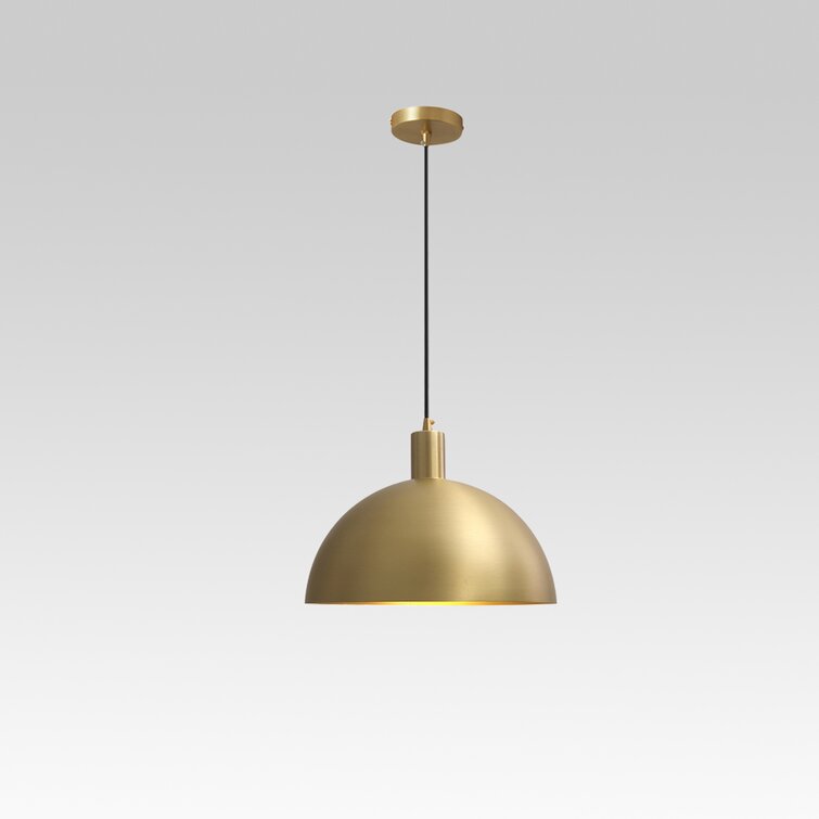 Mid-Century Moderne Messing Kuppel Hängeleuchte Ceiling lights