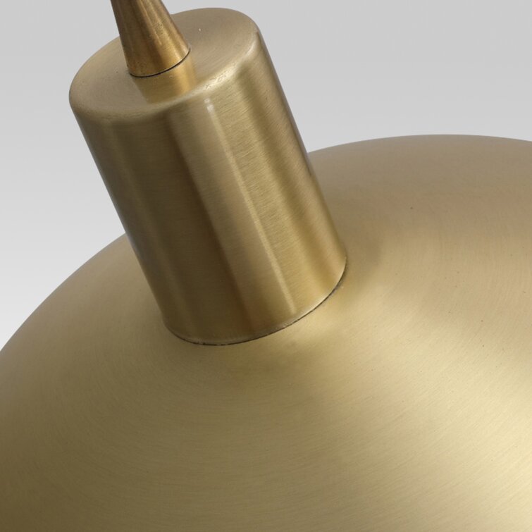 Mid-Century Moderne Messing Kuppel Hängeleuchte Ceiling lights