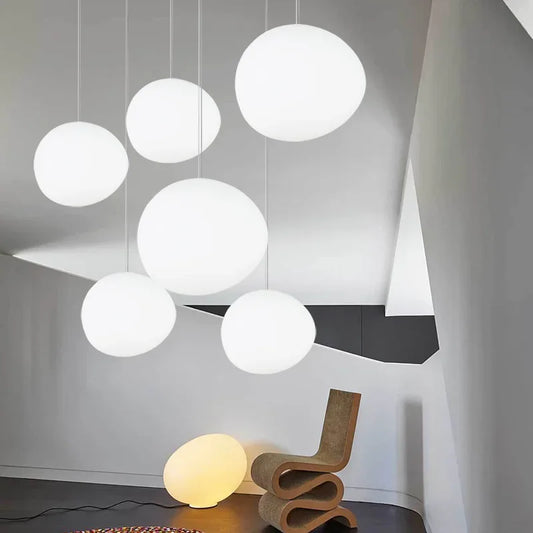 LunaSphere | Runde Glas-Hängeleuchte für moderne Eleganz