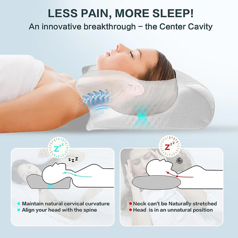 Neckeris | Nackenkissen – Ergonomisches Design gegen Nackenschmerzen aus Memory Foam 5