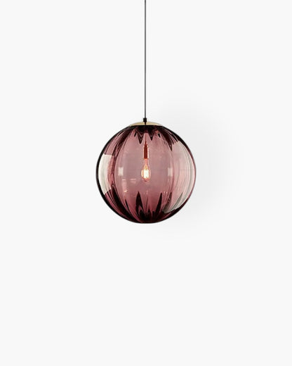 GlanzKugel | Pendelleuchte – Handgefertigte Eleganz aus Glas und Metall