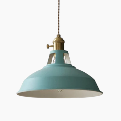 Luminat | LED-Pendelleuchte – Nordische Industrielle Lampe im Retro-Design, Bunte Farboptionen, Modernes Statement für Wohnzimmer, Esszimmer & Kinderzimmer
