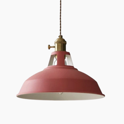 Luminat | LED-Pendelleuchte – Nordische Industrielle Lampe im Retro-Design, Bunte Farboptionen, Modernes Statement für Wohnzimmer, Esszimmer & Kinderzimmer