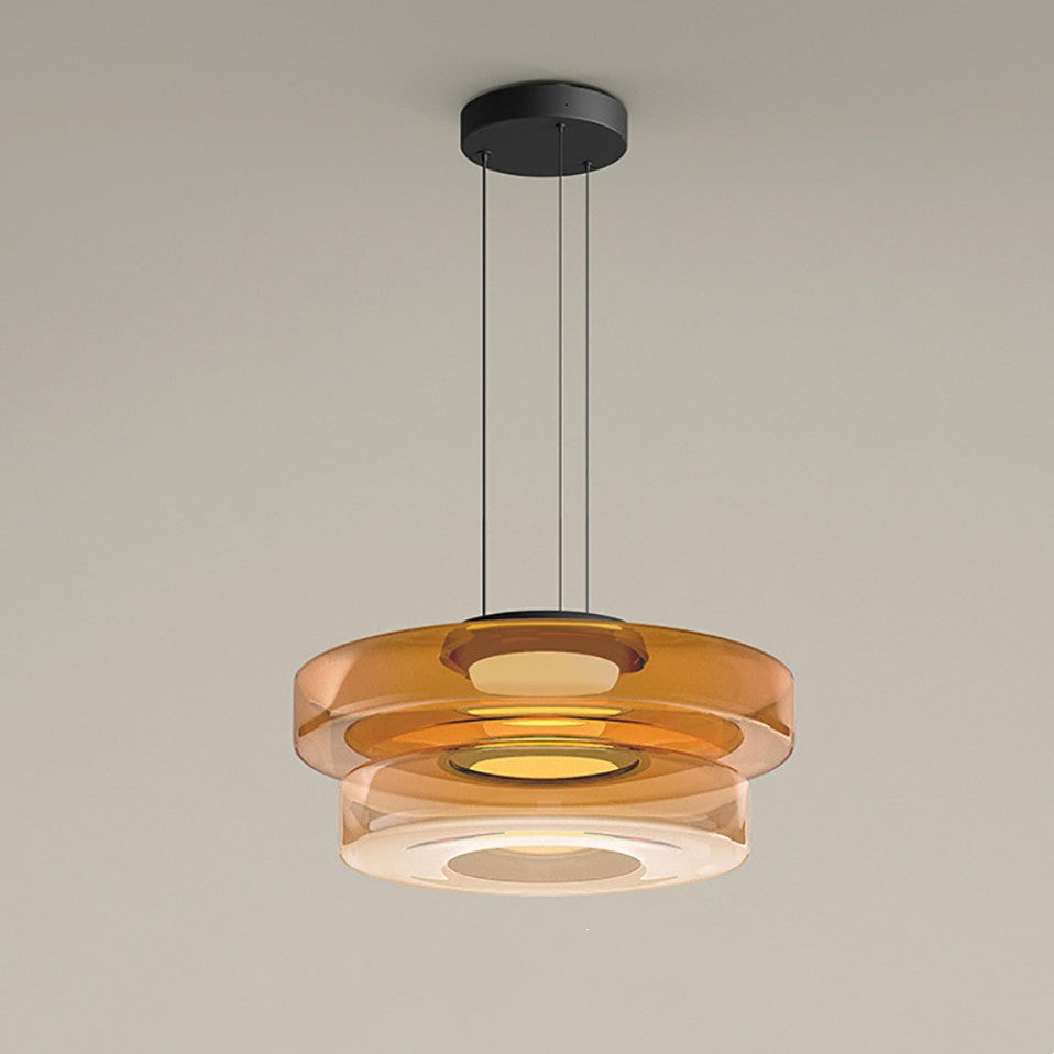 AuraGlanz | Moderne LED Glas Pendelleuchte