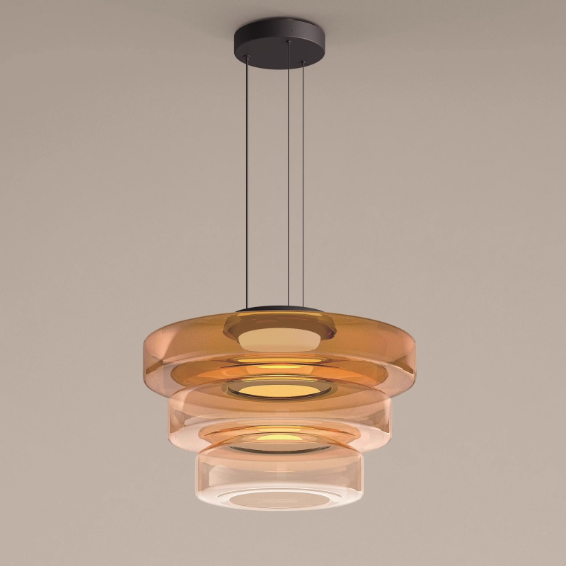 AuraGlanz | Moderne LED Glas Pendelleuchte