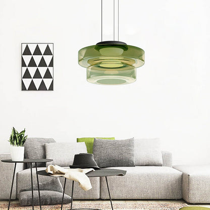 AuraGlanz | Moderne LED Glas Pendelleuchte