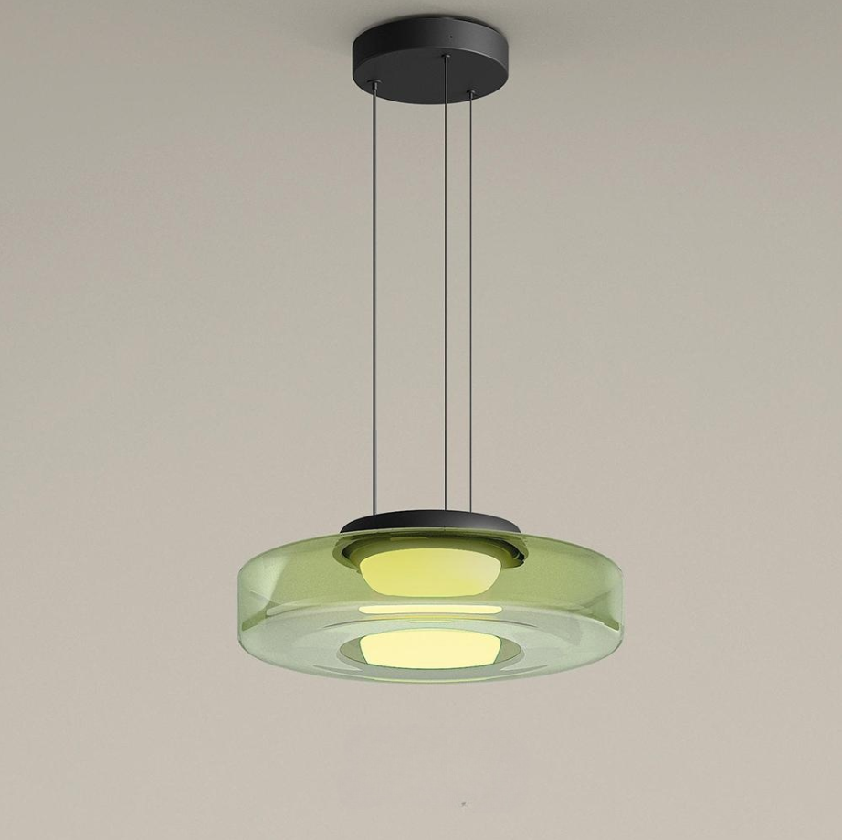 AuraGlanz | Moderne LED Glas Pendelleuchte