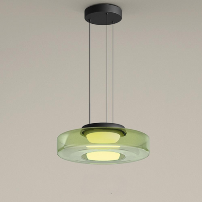 AuraGlanz | Moderne LED Glas Pendelleuchte