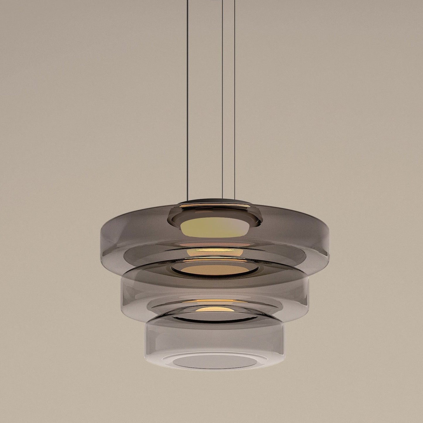 AuraGlanz | Moderne LED Glas Pendelleuchte