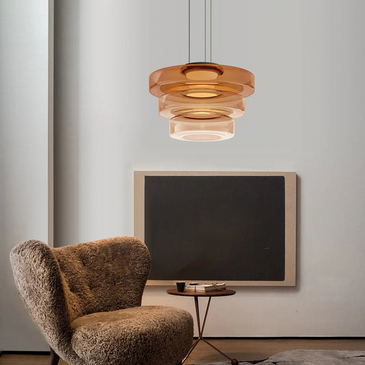 AuraGlanz | Moderne LED Glas Pendelleuchte