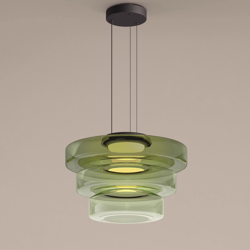 AuraGlanz | Moderne LED Glas Pendelleuchte
