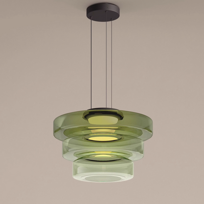 AuraGlanz | Moderne LED Glas Pendelleuchte