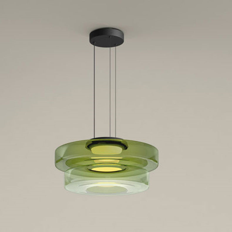 AuraGlanz | Moderne LED Glas Pendelleuchte