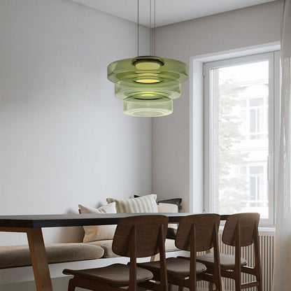 AuraGlanz | Moderne LED Glas Pendelleuchte
