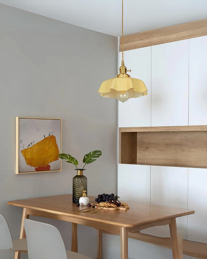 KupferGlanz | Pendelleuchte – Vintage Kupferlampe mit Glas
