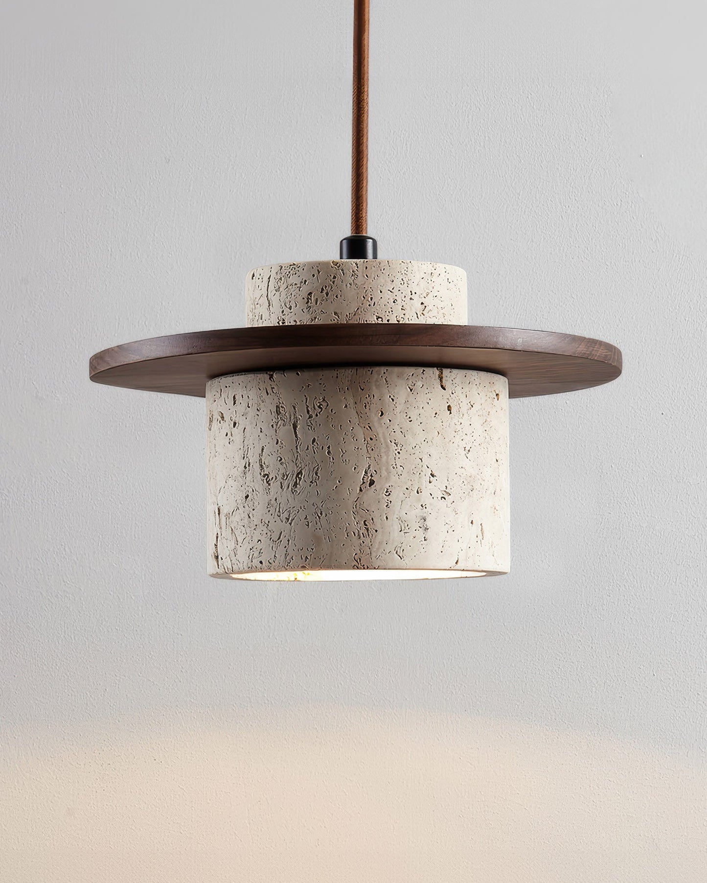 LumaStone | Die minimalistische Pendelleuchte aus Naturstein und Holz
