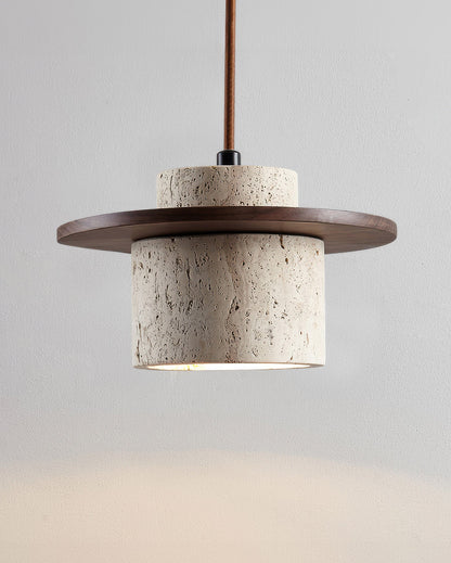 LumaStone | Die minimalistische Pendelleuchte aus Naturstein und Holz