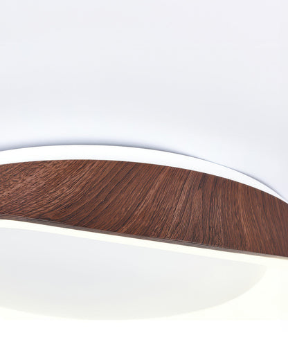 NordLuma | Skandinavische Eleganz Holzmaserung Deckenleuchte