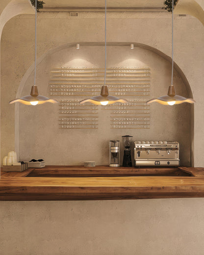 LumenHolz | Charmante vintage-inspirierte Holzpendelleuchte Shade