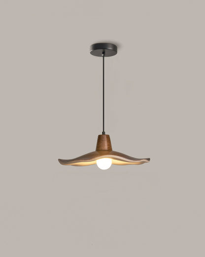 LumenHolz | Charmante vintage-inspirierte Holzpendelleuchte Shade