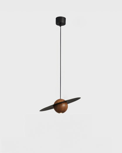 AstroLuxe | Walnut UFO Pendelleuchte