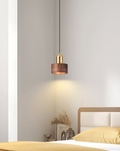 ZenLoom | Stilvolle japanisch inspirierte Zylind pendant Lampe