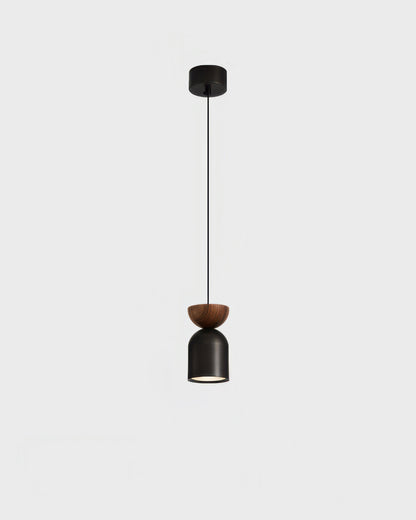 AstroLuxe | Walnut UFO Pendelleuchte