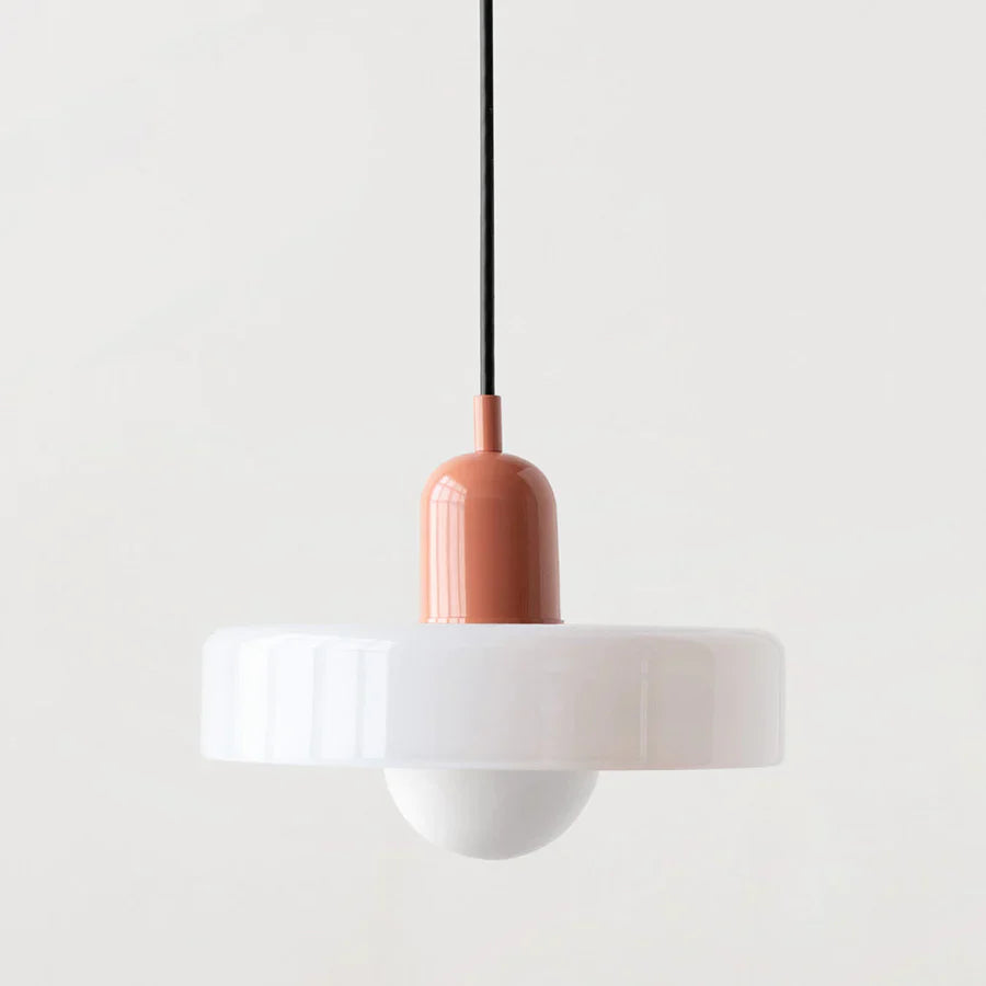 GlasLysa | Deckenhängelampe – Glas-Pendelleuchte im Skandinavischen Design, Verstellbare Aufhängung
