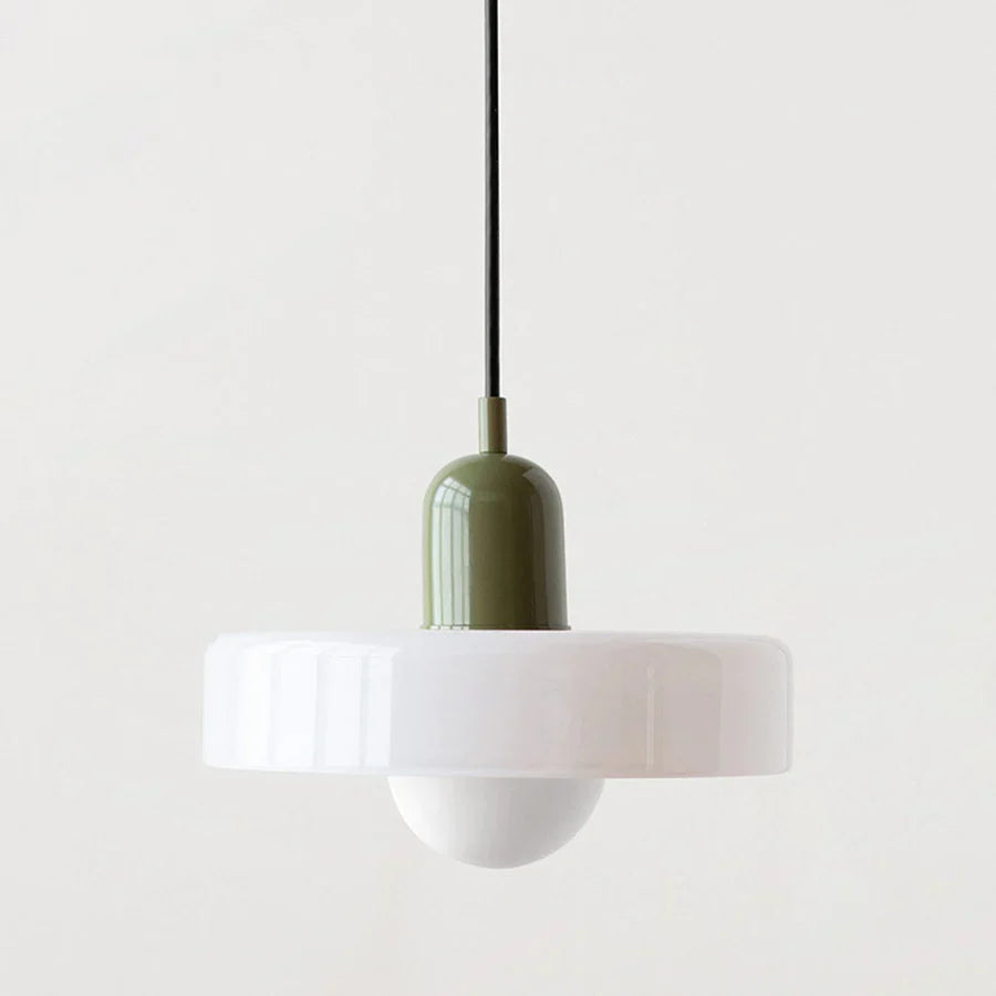 GlasLysa | Deckenhängelampe – Glas-Pendelleuchte im Skandinavischen Design, Verstellbare Aufhängung