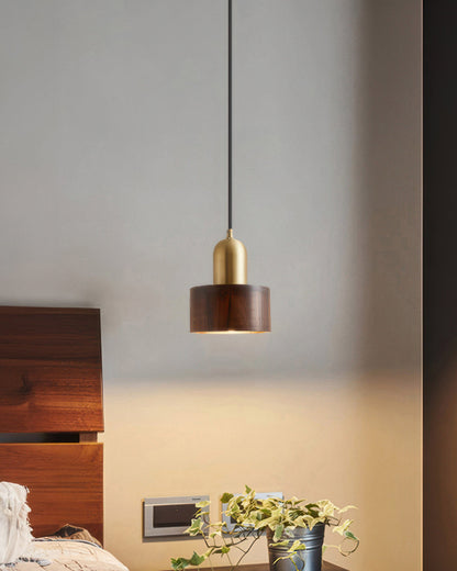 ZenLoom | Stilvolle japanisch inspirierte Zylind pendant Lampe