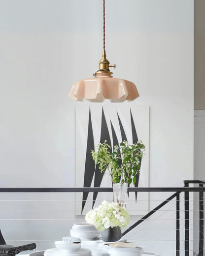 KupferGlanz | Pendelleuchte – Vintage Kupferlampe mit Glas