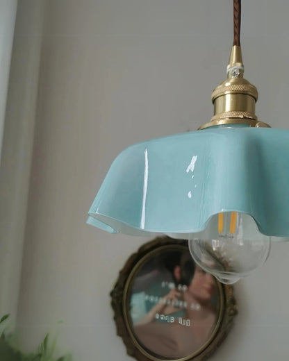 KupferGlanz | Pendelleuchte – Vintage Kupferlampe mit Glas