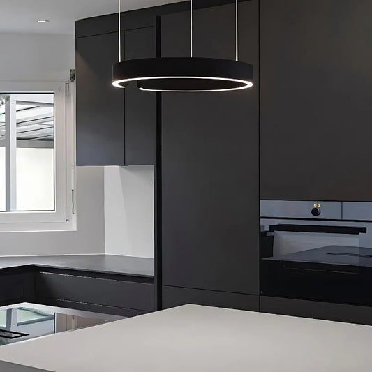 LumoAura | Deckenleuchte – Elegantes Design für jedes Zimmer - Schwarz