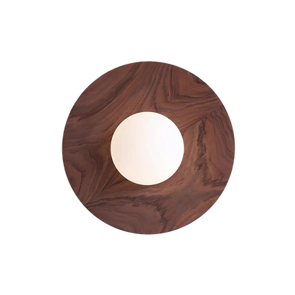 SerenityGlow | LED-Wandleuchte aus Holz und Glas – Minimalistisches Design & Warmes Licht